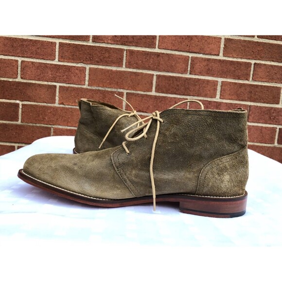 J Shoes Men Monarch distressed brown Suede Desert Ankle Chukka Boots US 10 M main image 10